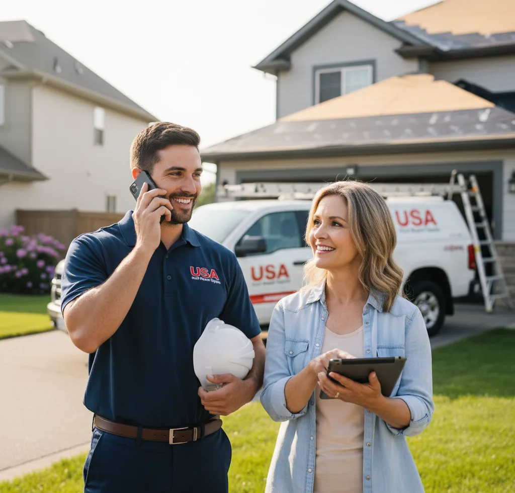 USA Roof Repair Experts customer support in Cheshire